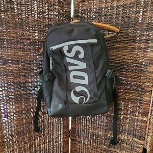 •DVS Shoe Company Reflective Black Skate Backpack